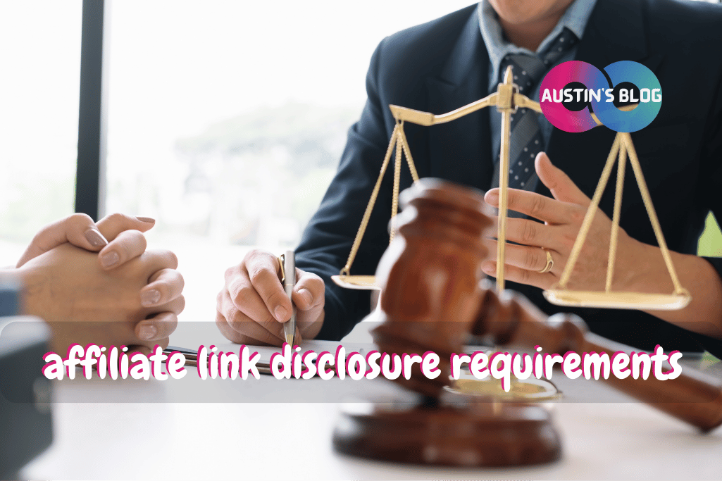 affiliate link disclosure requirements