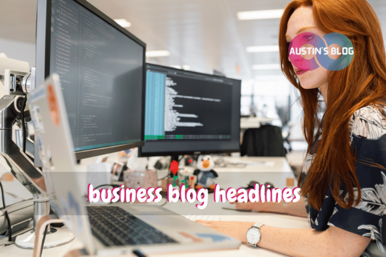 business blog headlines