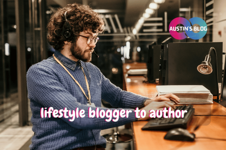 lifestyle blogger to author