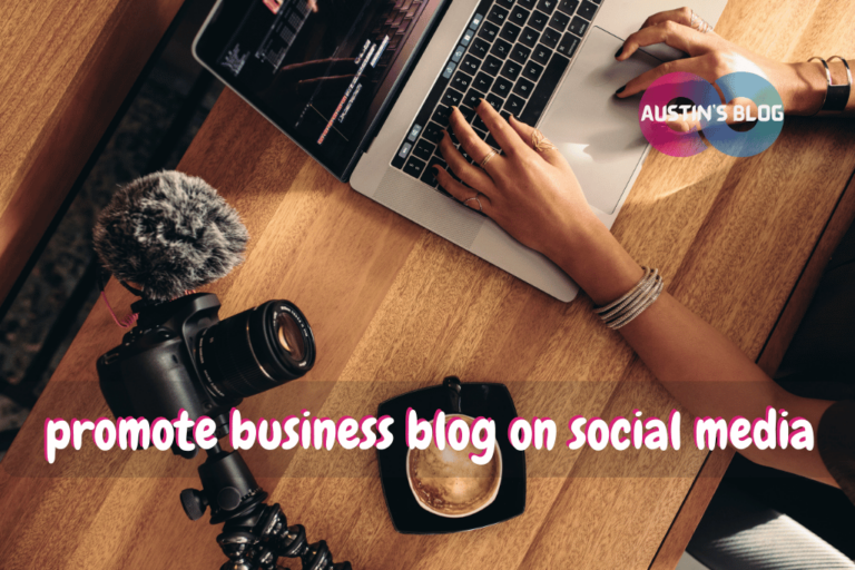 promote business blog on social media